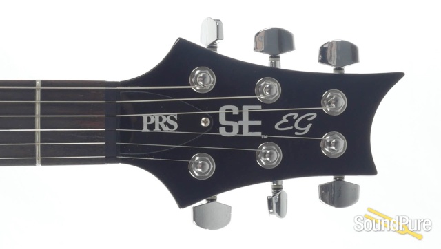 PRS SE EG Black Electric Guitar #F09002 - Used — image 6