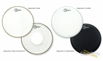 Aquarian 14" Response 2 Drumhead Clear Aquarian 14" Response 2 Drumhead Clear