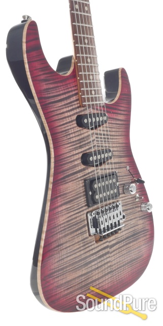 Anderson Drop Top Black to T-Red Burst Electric #05-02-18P — image 4