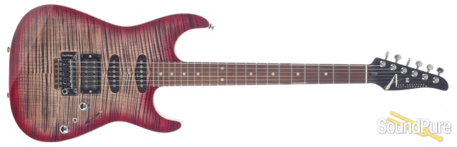 Anderson Drop Top Black to T-Red Burst Electric #05-02-18P — image 5