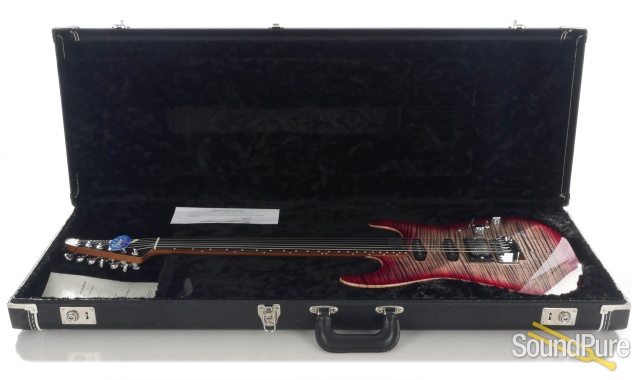 Anderson Drop Top Black to T-Red Burst Electric #05-02-18P — image 6