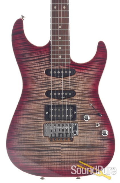 Anderson Drop Top Black to T-Red Burst Electric #05-02-18P — image 1