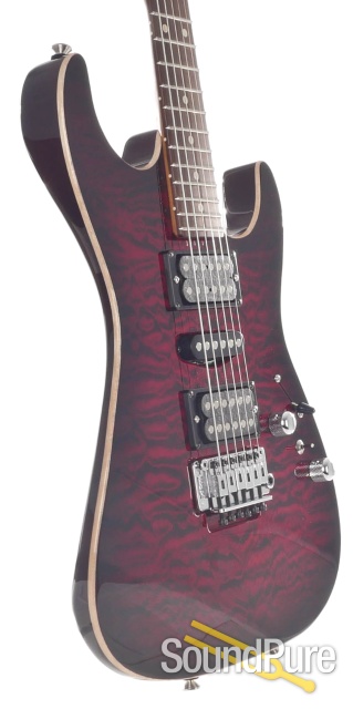 Anderson Drop Top Red to Dark Red Burst Electric #05-03-18A — image 4