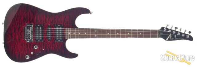 Anderson Drop Top Red to Dark Red Burst Electric #05-03-18A — image 8