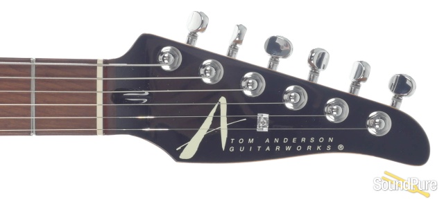 Anderson Drop Top Red to Dark Red Burst Electric #05-03-18A — image 9