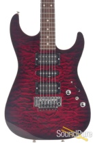 Anderson Drop Top Red to Dark Red Burst Electric #05-03-18A Anderson Drop Top Red to Dark Red Burst Electric #05-03-18A