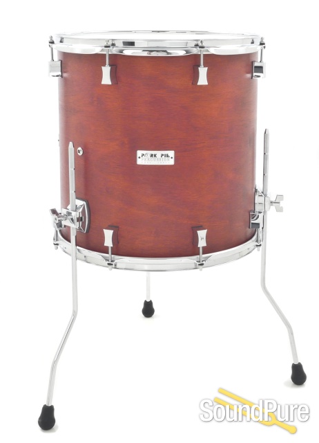 Pork Pie 3pc Siam Oak Drum Set - Mahogany Satin — image 4