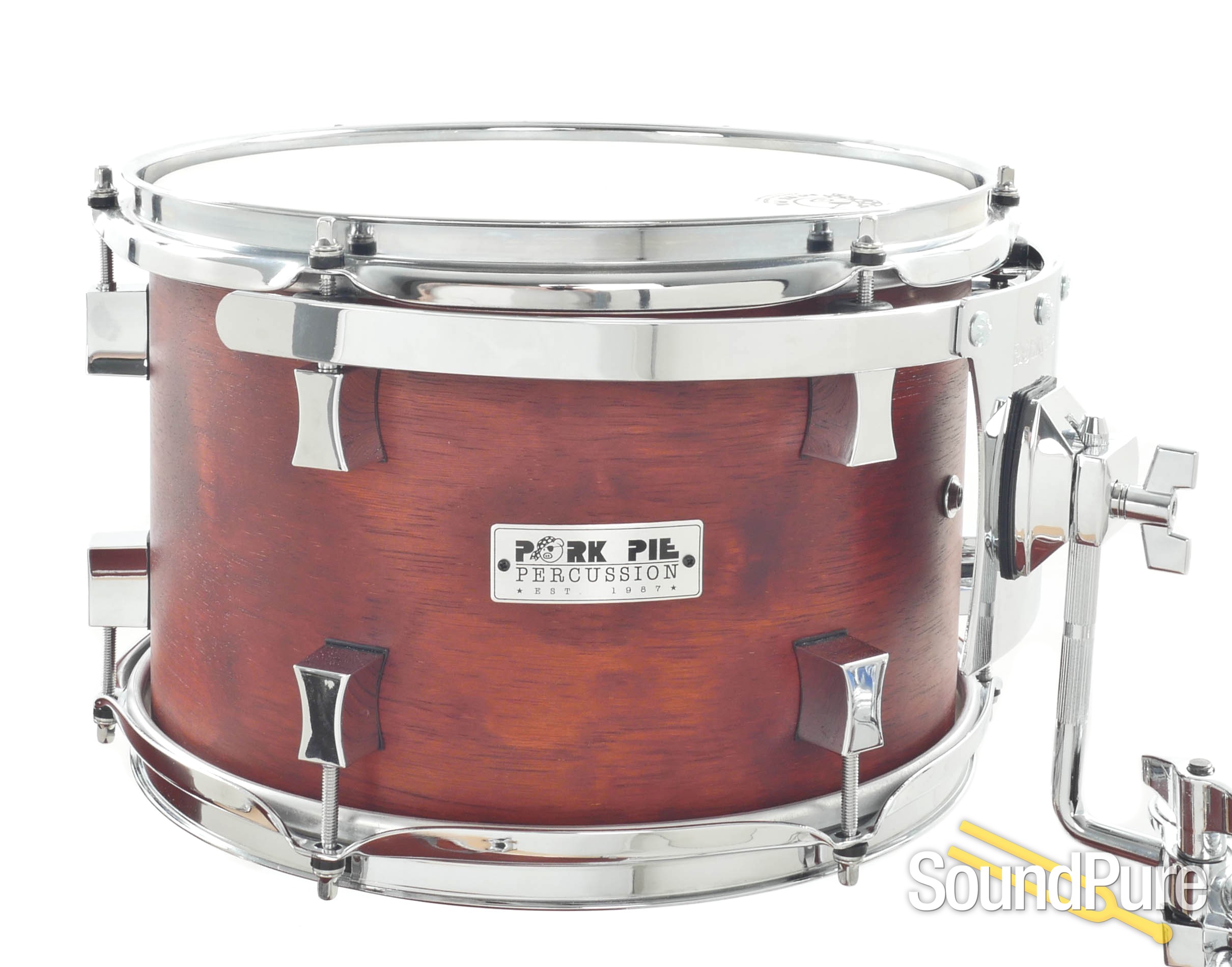 Pork Pie 3pc Siam Oak Drum Set - Mahogany Satin | Soundpure.com