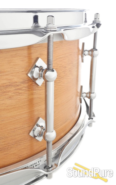 Craviotto 5.5x14 Mahogany Custom Snare Drum — image 6
