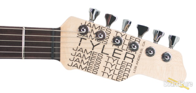 Tyler Studio Elite HD Black Schmear HSS Guitar #16237 — image 9