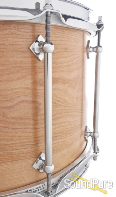 Craviotto Drums 8x14 Red Birch Custom Snare Drum — image 5