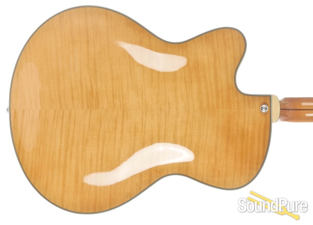 Comins GCS-16-1 Spruce/Flame Maple Archtop Guitar #118022 — image 3