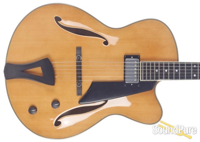 Comins GCS-16-1 Spruce/Flame Maple Archtop Guitar #118022 — image 5