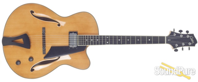 Comins GCS-16-1 Spruce/Flame Maple Archtop Guitar #118022 — image 8