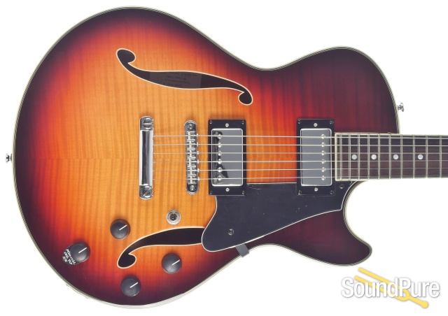 Comins GCS-1 Autumn Burst Semi-Hollow Electric #112214 — image 4