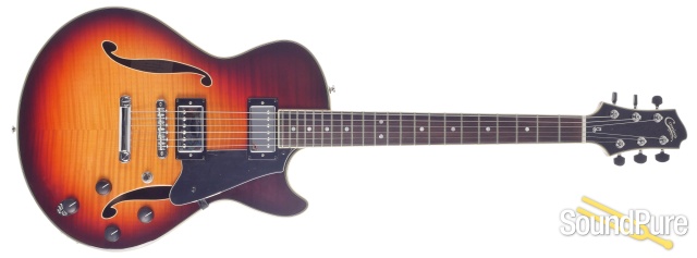 Comins GCS-1 Autumn Burst Semi-Hollow Electric #112214 — image 7
