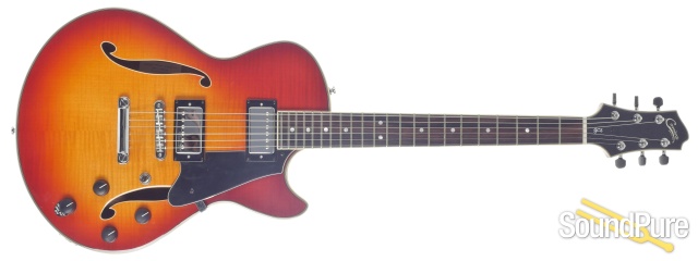 Comins GCS-1 Violin Burst Semi-Hollow Electric #112229 — image 8