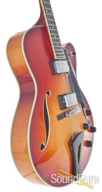 Comins GCS-16-2 Violin Burst Archtop Guitar #218011 — image 4