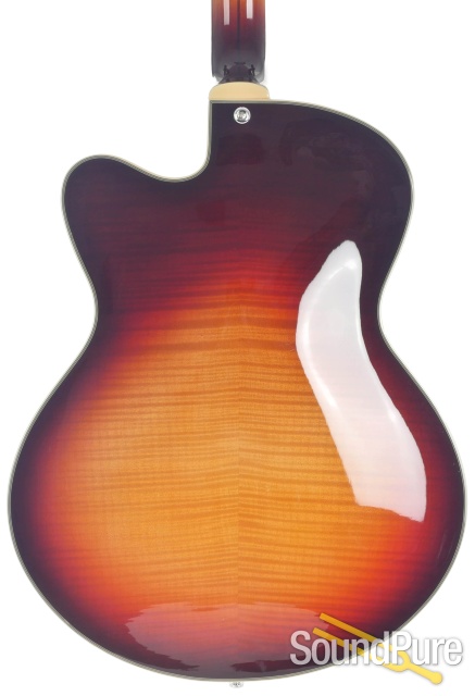 Comins GCS-16-1 Autumn Burst Archtop Guitar #118025 — image 4