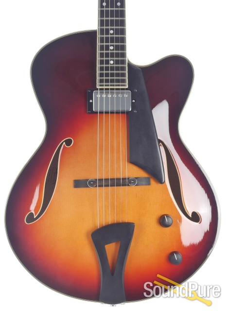 Comins GCS-16-1 Autumn Burst Archtop Guitar #118025 — image 1