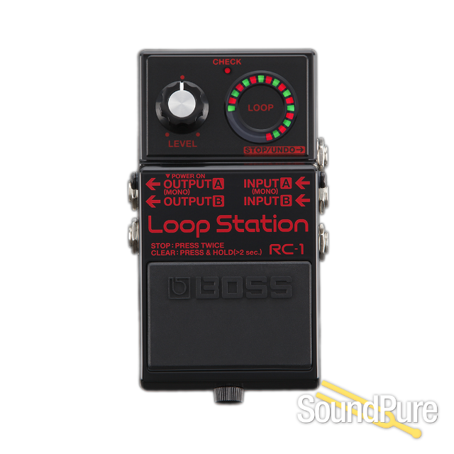 Boss RC-1-BK Loop Station Effect Pedal | Soundpure.com