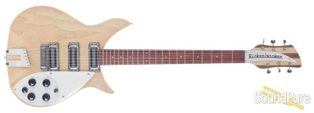 Rickenbacker 350V63 Mapleglo Electric Guitar #1121434 - Used — image 8