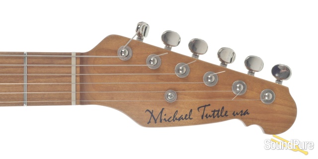 Michael Tuttle Tuned ST Black Satin #360 - Used — image 7