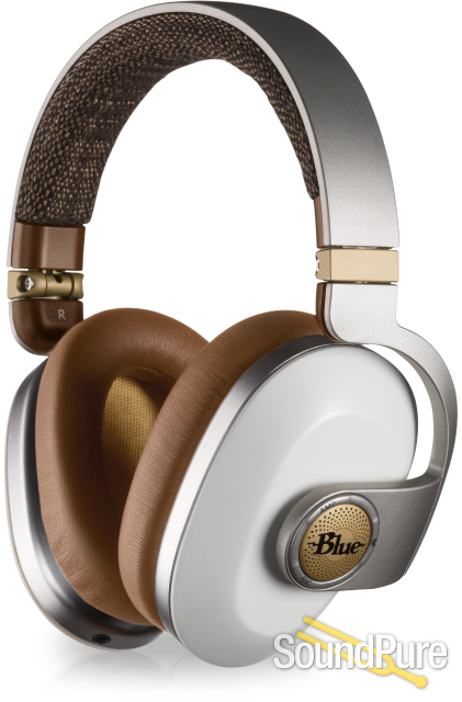 Blue Satellite Wireless Noise-Cancelling Headphones — image 1