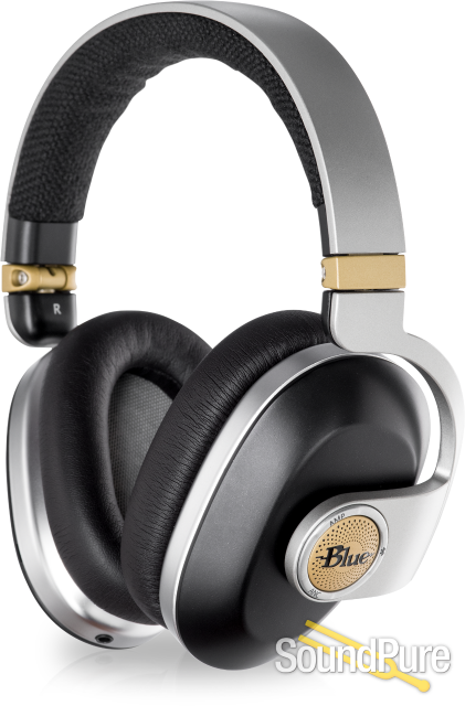 Blue Satellite Wireless Noise-Cancelling Headphones — image 2