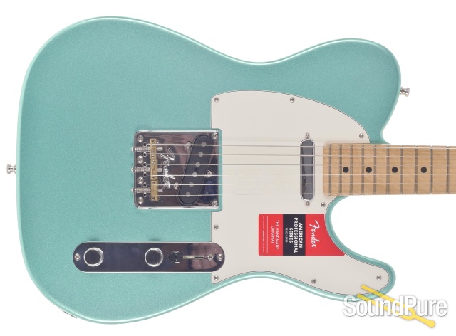 Fender American Pro Tele Mystic Seafoam #US16085806 - Used — image 5