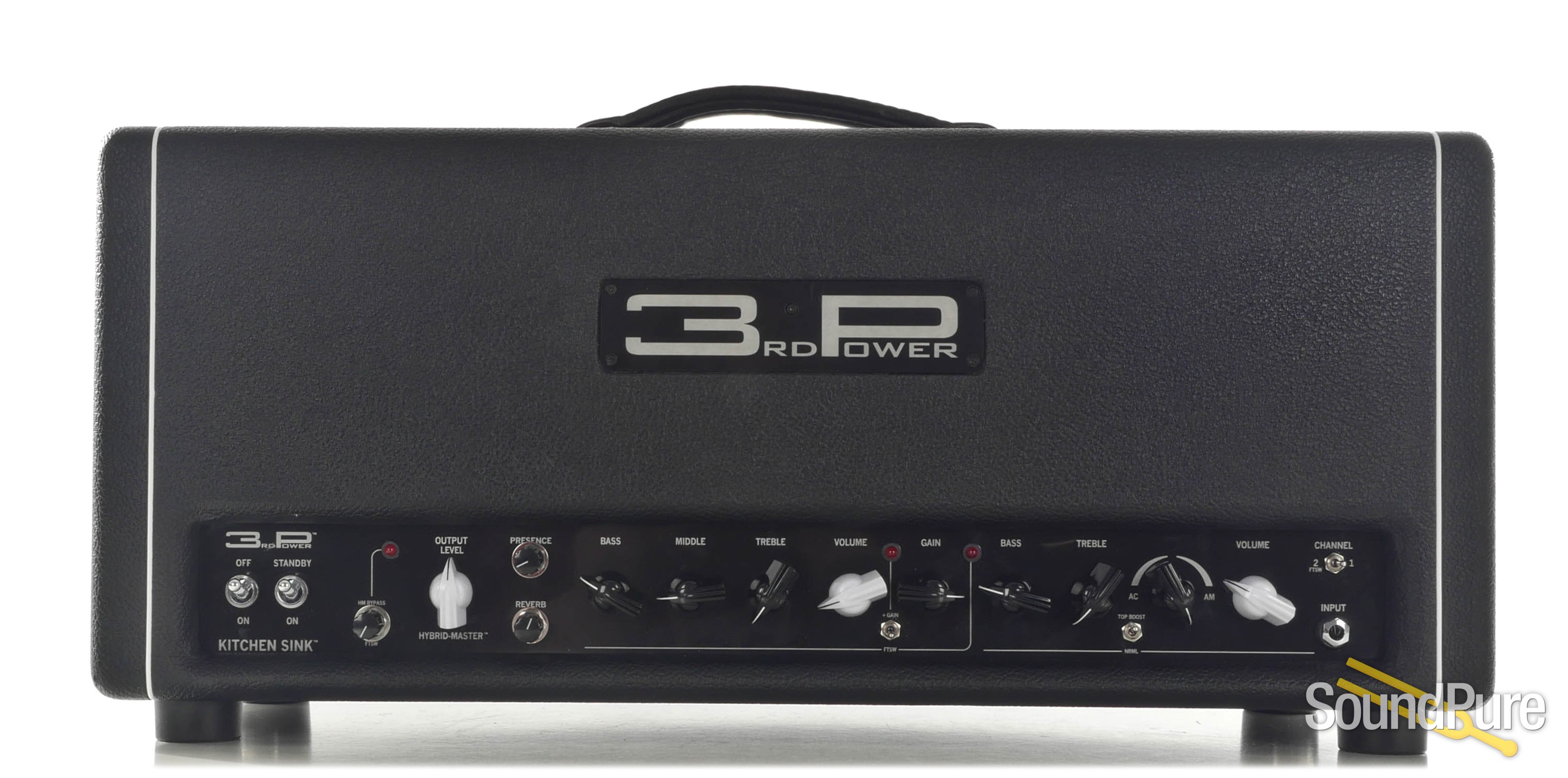 3rd Power Amplification Kitchen Sink 40W Amp Head, Black