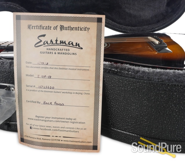 Eastman E10P SB Parlor Acoustic #15755600 — image 6
