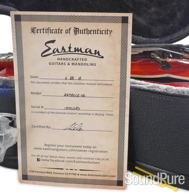 Eastman AR580CE Archtop #15750193 — image 6