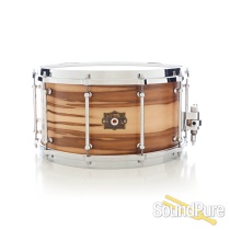 Metro Drums 7.25x14 Bluegum Ply Snare Drum-Blackheart Satin