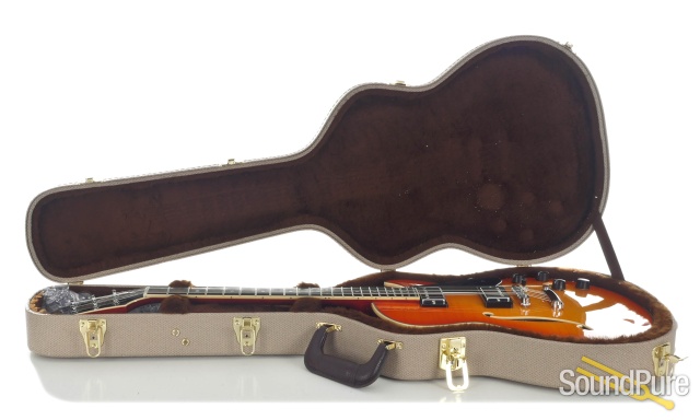 Comins GCS-1 Tangerine Burst Semi-Hollow Electric #112235 — image 4
