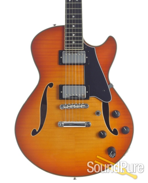 Comins GCS-1 Tangerine Burst Semi-Hollow Electric #112235 — image 1