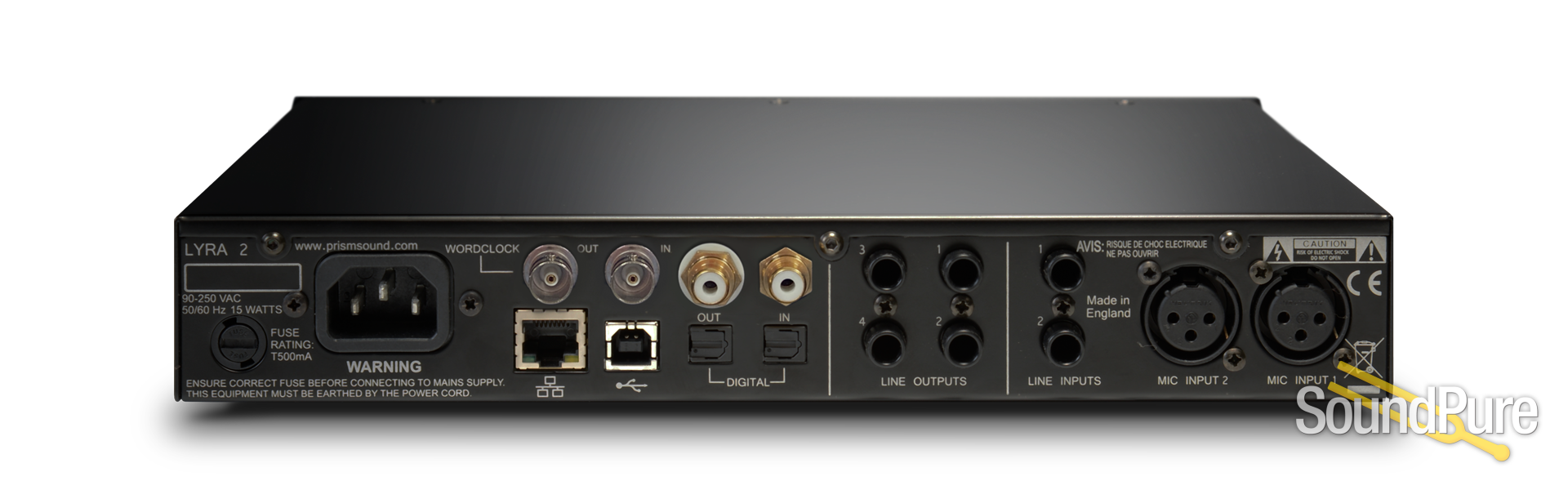 Prism Sound Lyra-2 USB Audio Interface | Soundpure.com
