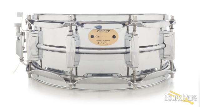 Ludwig 5x14 Chrome Over Brass Edition Supraphonic Snare Drum