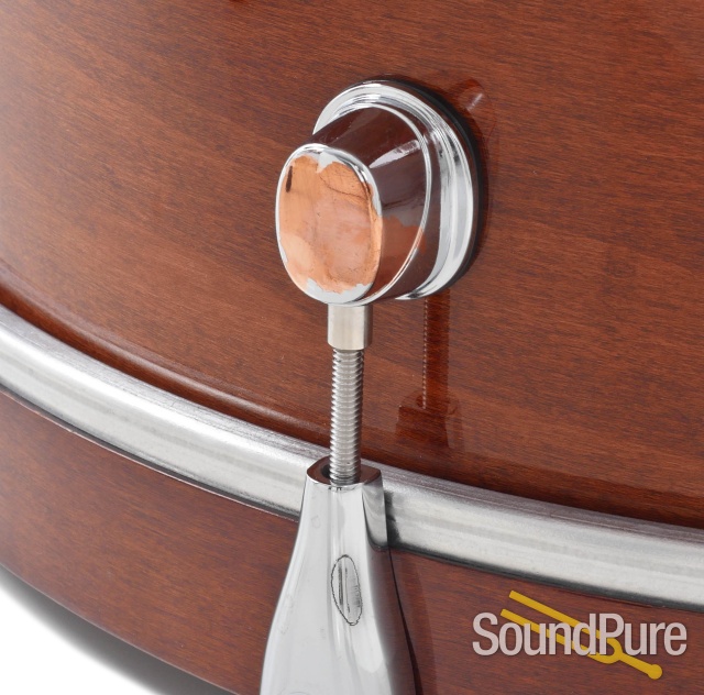 Mapex 4pc Saturn III Drum Set - Natural Walnut — image 3