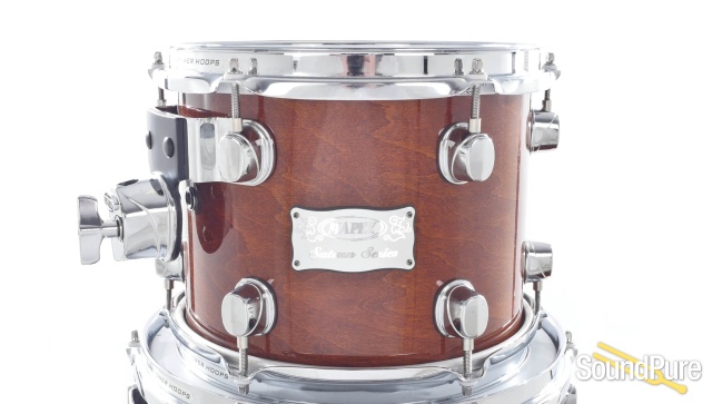 Mapex 4pc Saturn III Drum Set - Natural Walnut — image 6