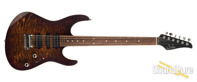 Suhr Modern Plus Bengal Burst Electric Guitar #JS5U4E — image 8