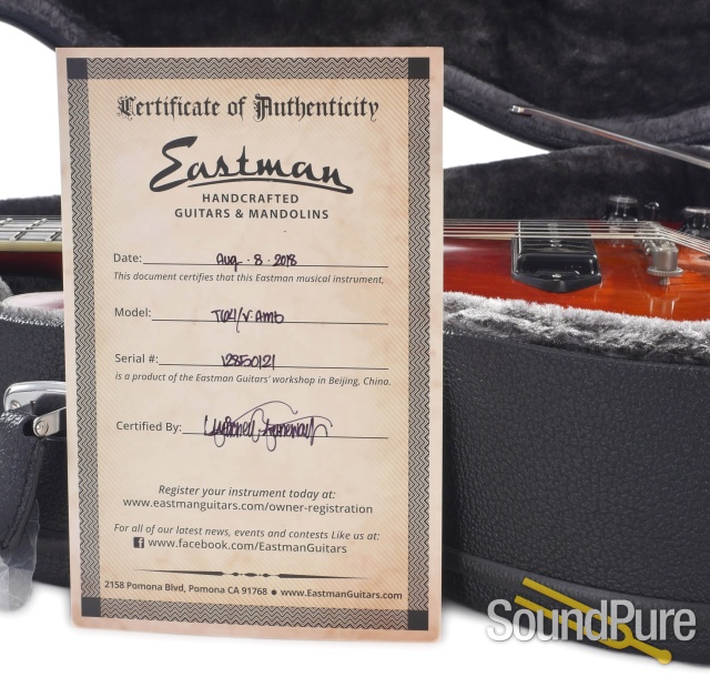 Eastman T64/V - AMB Thinline Electric Guitar #12850121 — image 6