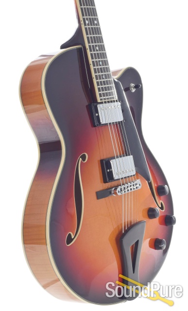 Comins GCS-16-2 Autumn Burst Archtop Guitar #218006 — image 7