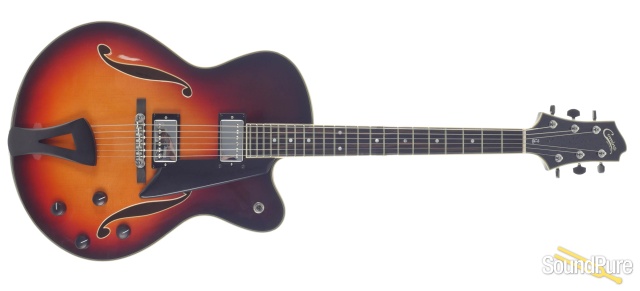 Comins GCS-16-2 Autumn Burst Archtop Guitar #218006 — image 8