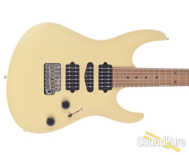 Suhr Custom Modern Antique Vintage Yellow Electric #JS7M6K — image 5