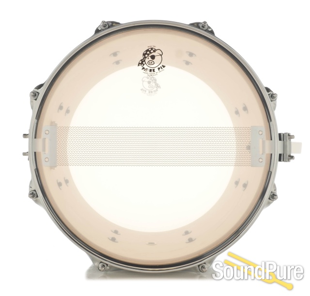 Pork Pie 7x12 Little Squealer Snare Drum-Flat Black — image 3