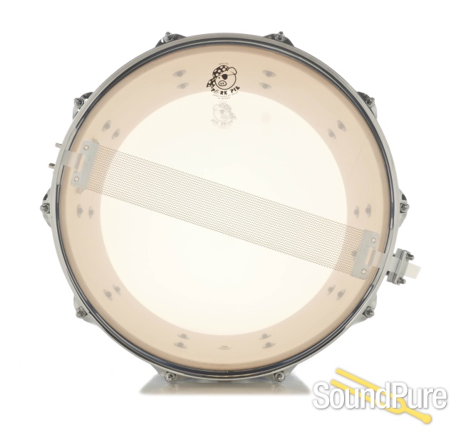 Pork Pie 6.5x14 Maple Snare Drum-Porcaro Blue — image 4