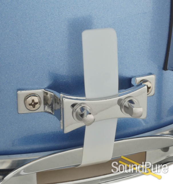 Pork Pie 6.5x14 Maple Snare Drum-Porcaro Blue — image 5