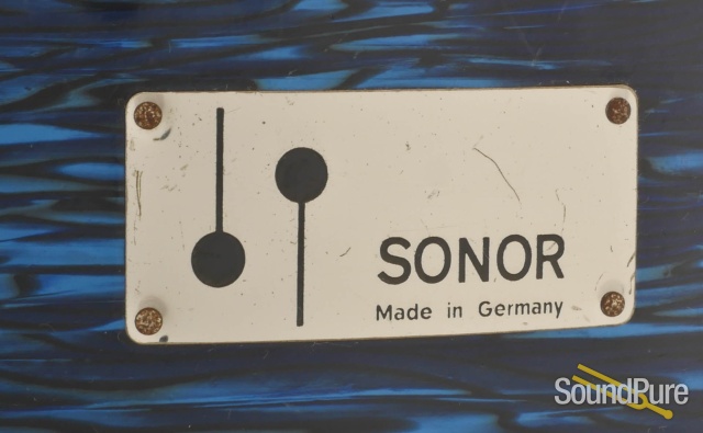 Sonor 8x12 Vintage Rack Tom- Blue Onyx — image 4