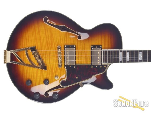 D'Angelico EX-SS Vintage Sunburst Archtop # 15080193 — image 5